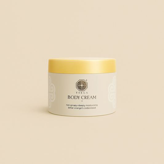 TIELA Nourishing Sunset Body Cream (Bitter Orange & Cedarwood)